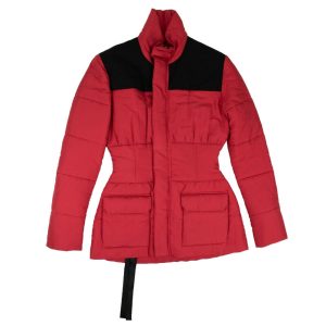 Unravel Project Kapuzenjacke mit Tunnelzug – Rot
