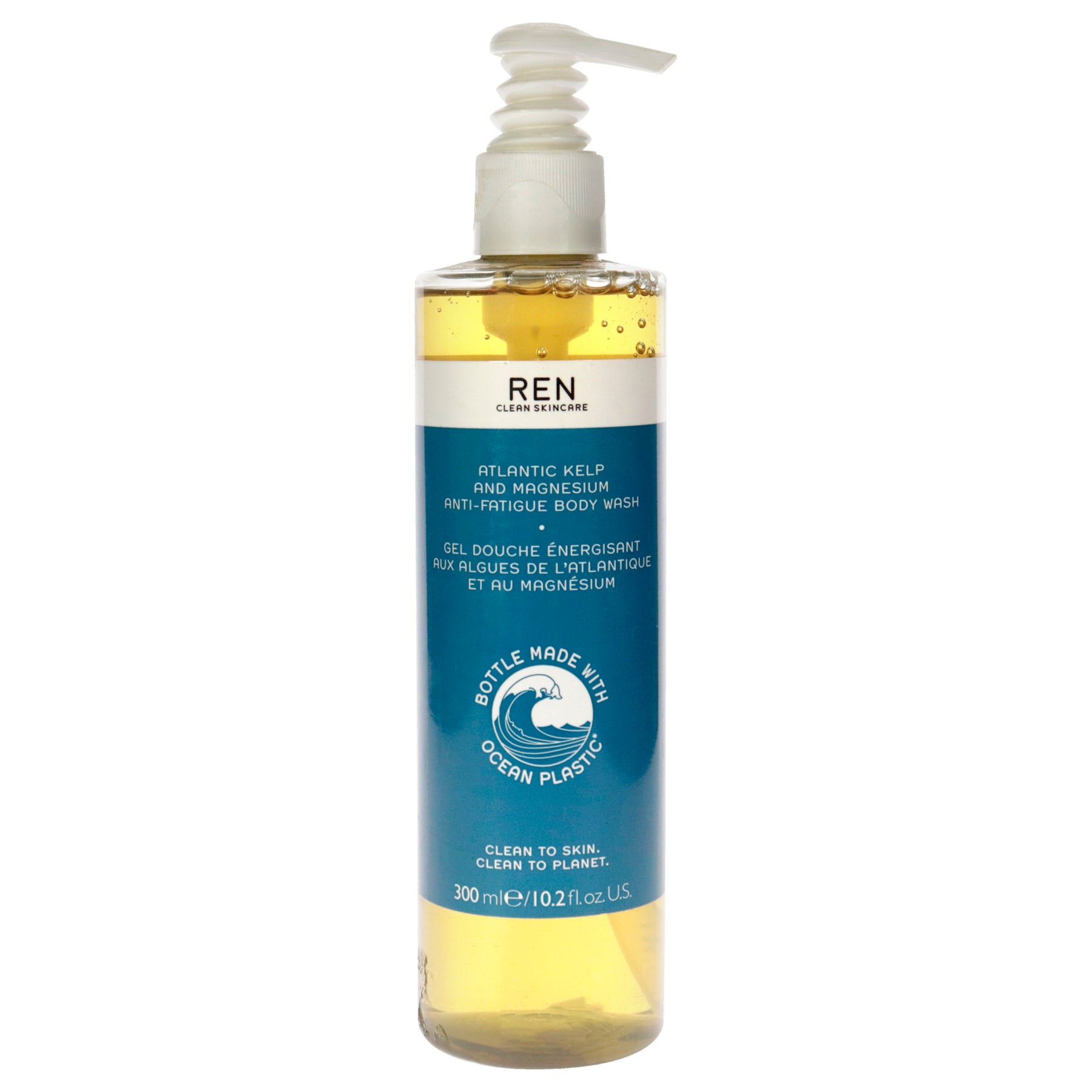 Atlantic Kelp und Magnesium Anti-Ermüdungs-Körperwäsche von REN für Unisex – 10,2 oz Körperwäsche