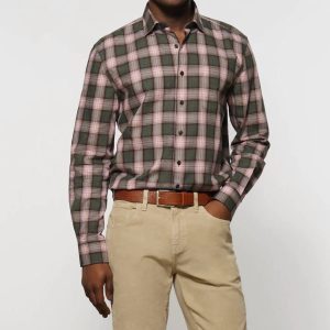 Roanoke Tucked Button Up Hemd in Balsam