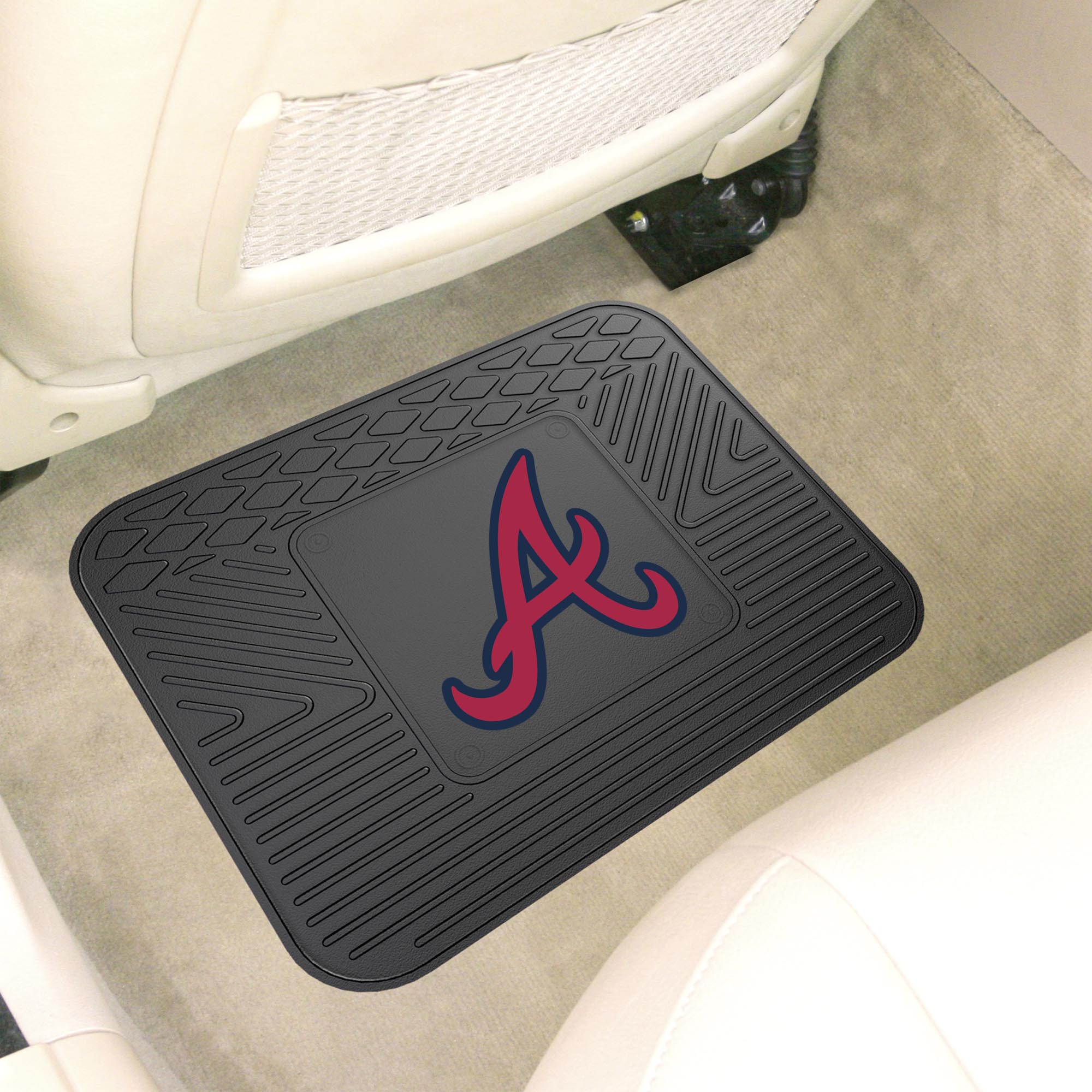 Fanmats Atlanta Braves Rücksitz Auto Utility Mat – 14′′ x 17′′