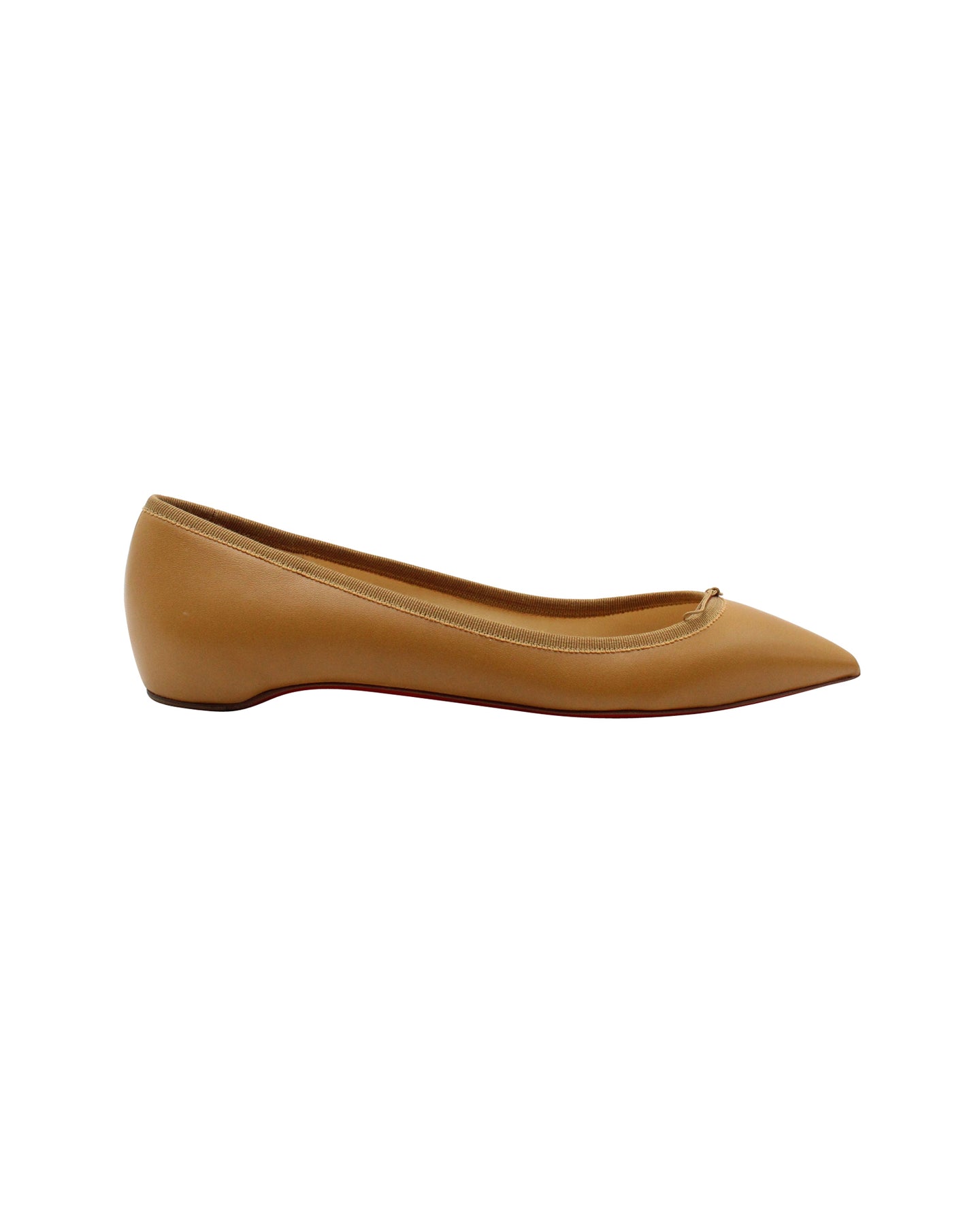 Christian Louboutin Solasofia Zehenspitzen aus braunem Nappaleder