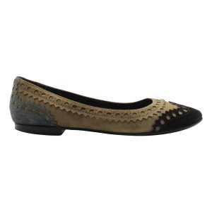 Hermes Ballet Wohnungen in mehrfarbigen Wildleder 7703696506940