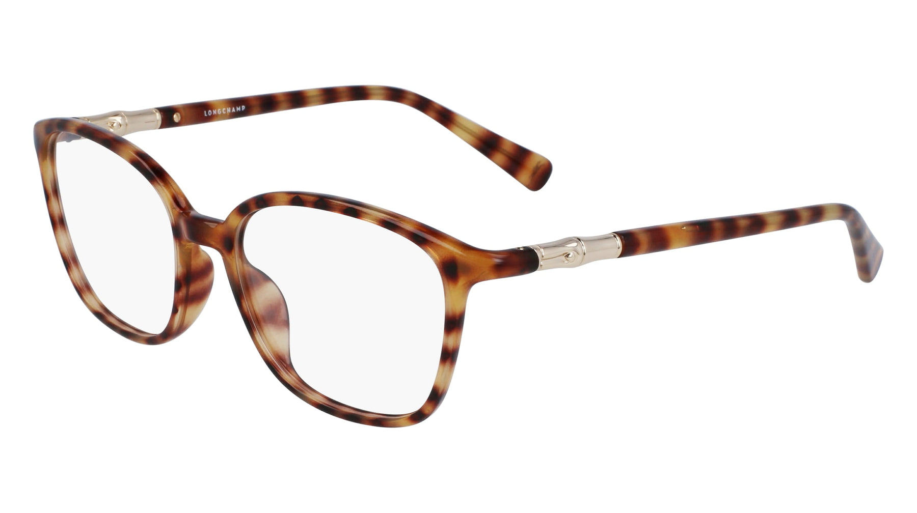 Longchamp Damen 52mm Havana Optik