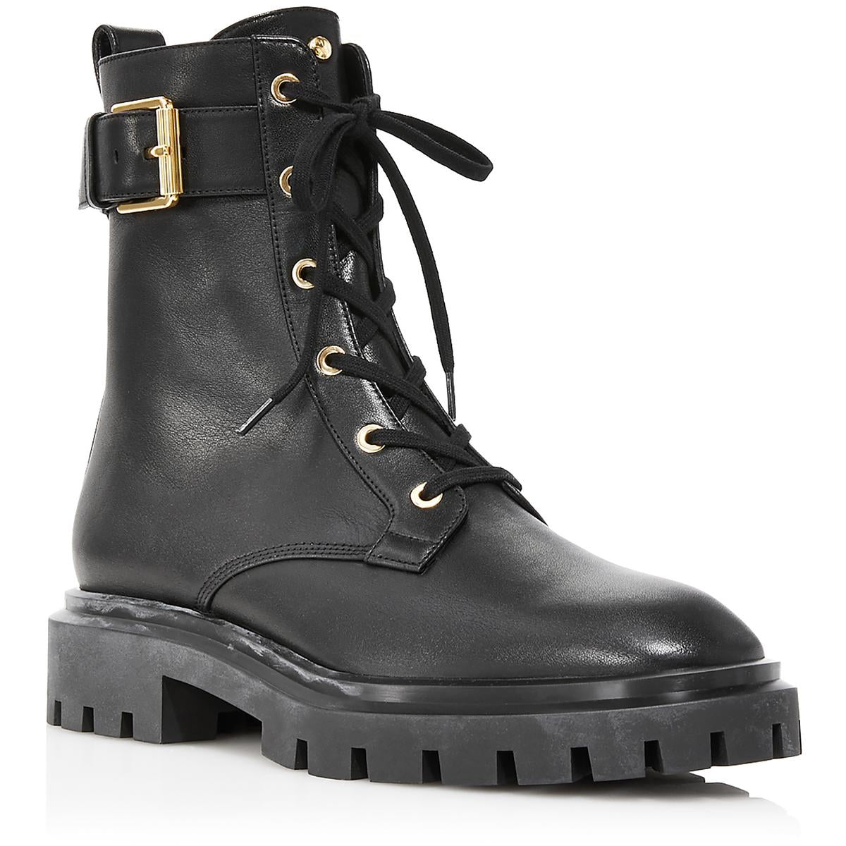 Ultra Pull auf Kunstleder Combat & Schnürstiefel
