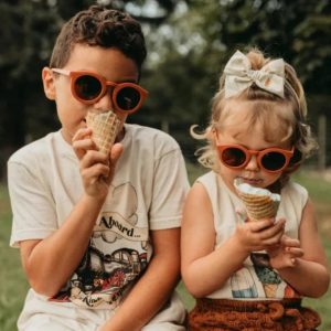 Sustainable Kinder polarisierte Sonnenbrille – Rost