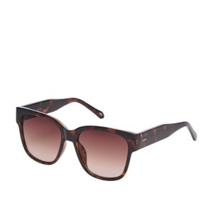 Fossil Damen quadratische Sonnenbrille 7384911413308