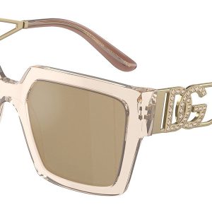 Dolce & Gabbana Damen 53mm transparente Kamel Sonnenbrille 7805809754172
