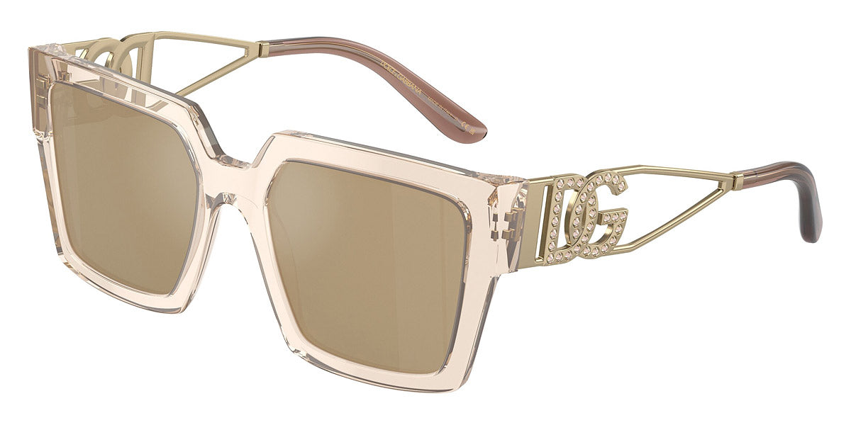 Dolce & Gabbana Damen 53mm Transparent Camel Sonnenbrille