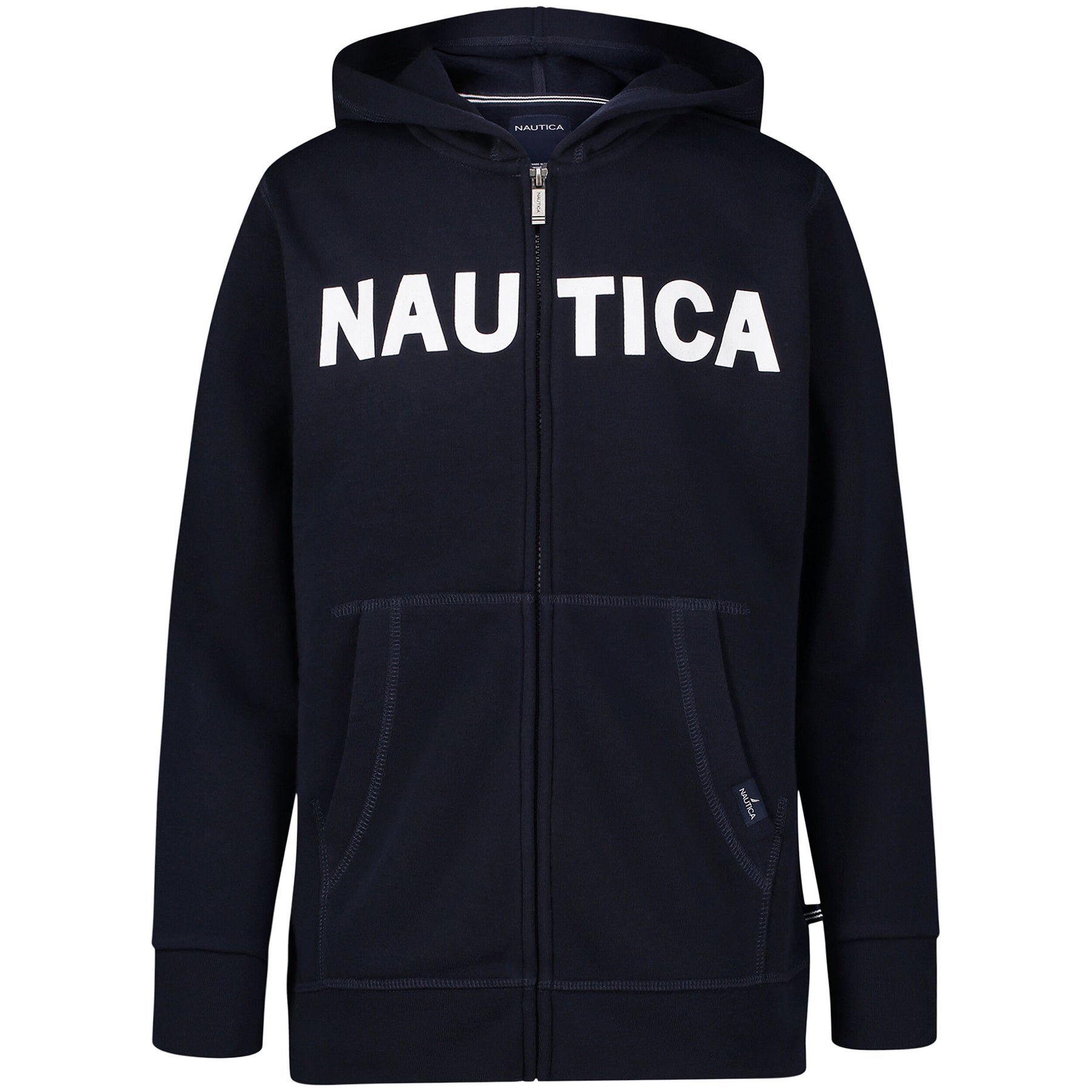 Nautica Kinder Kapuzenpullover mit durchgehendem Reißverschluss (4-7)