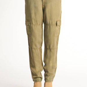 Straight Leg Cargo Hose in Oliven