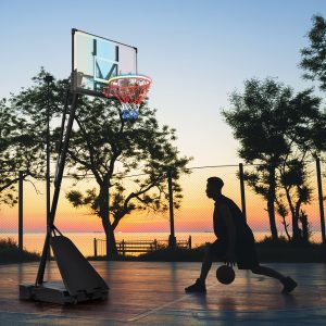 streamdale höhenverstellbare led Basketball-Hoop-System 7833090457660