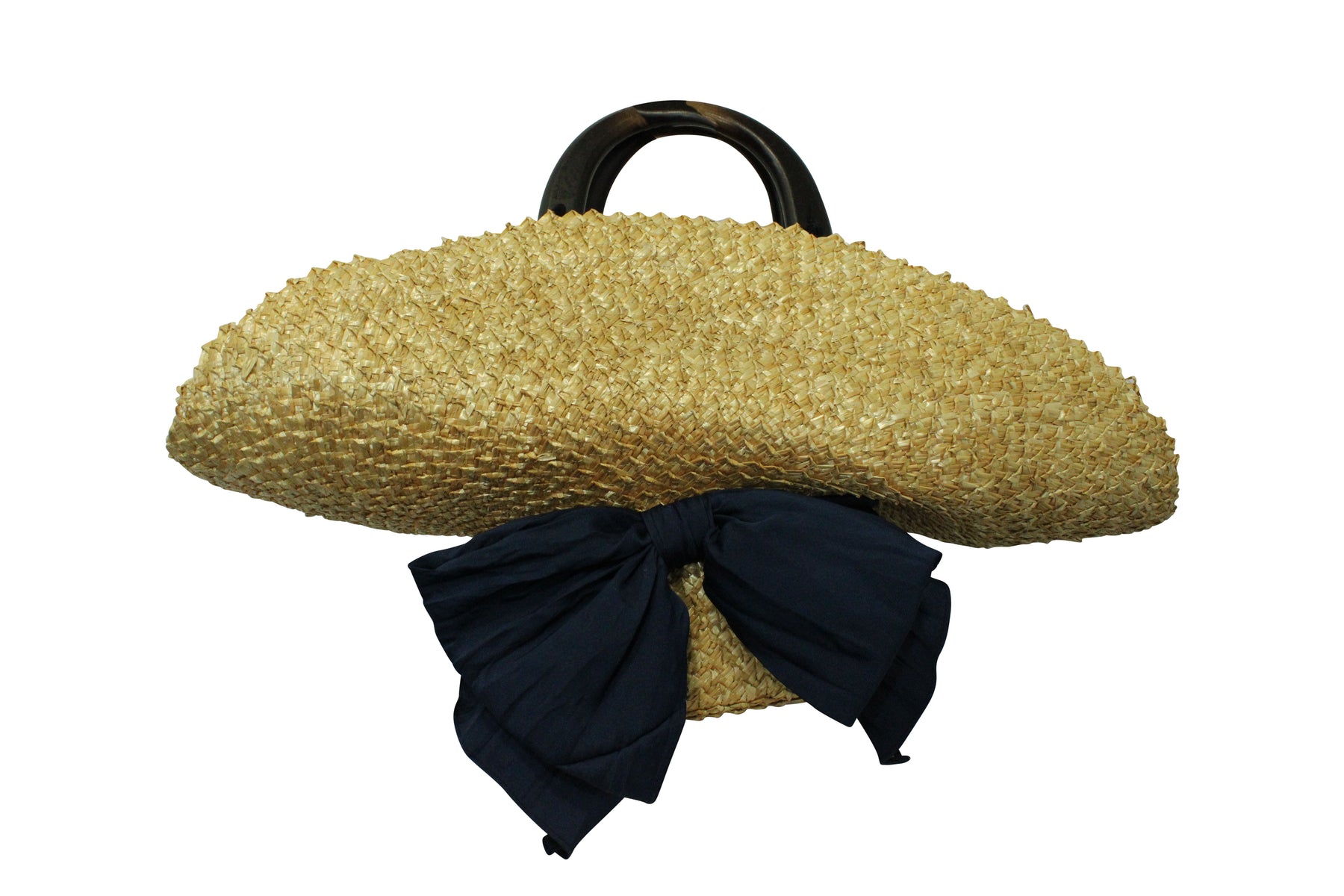 Eugenia Kim Flavia Bow Hut Tasche in Braun Stroh
