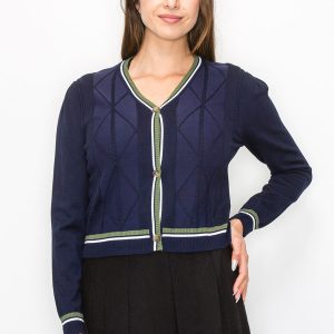 Classic Strickjacke aus Kabeleisen 7832928223292