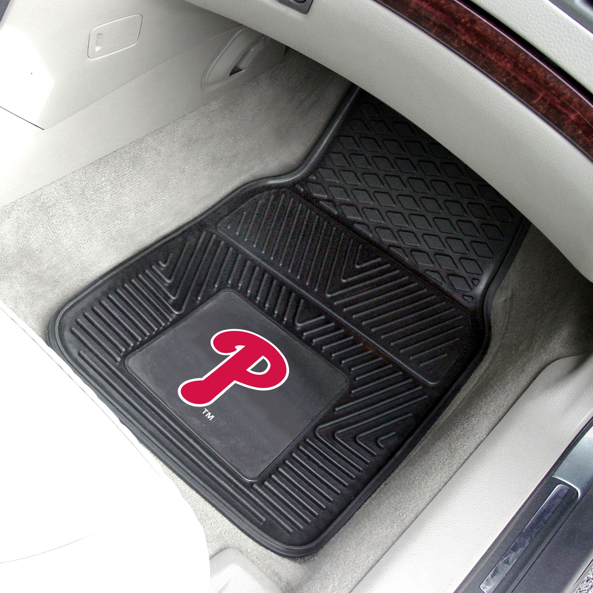 Fanmats Philadelphia Phillies Heavy Duty Auto Matte Set – 2 Stück