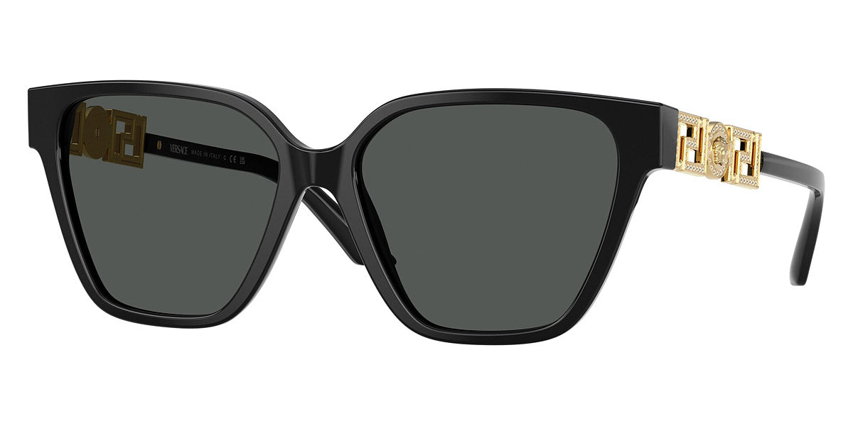 Versace 56mm schwarze Sonnenbrille für Damen