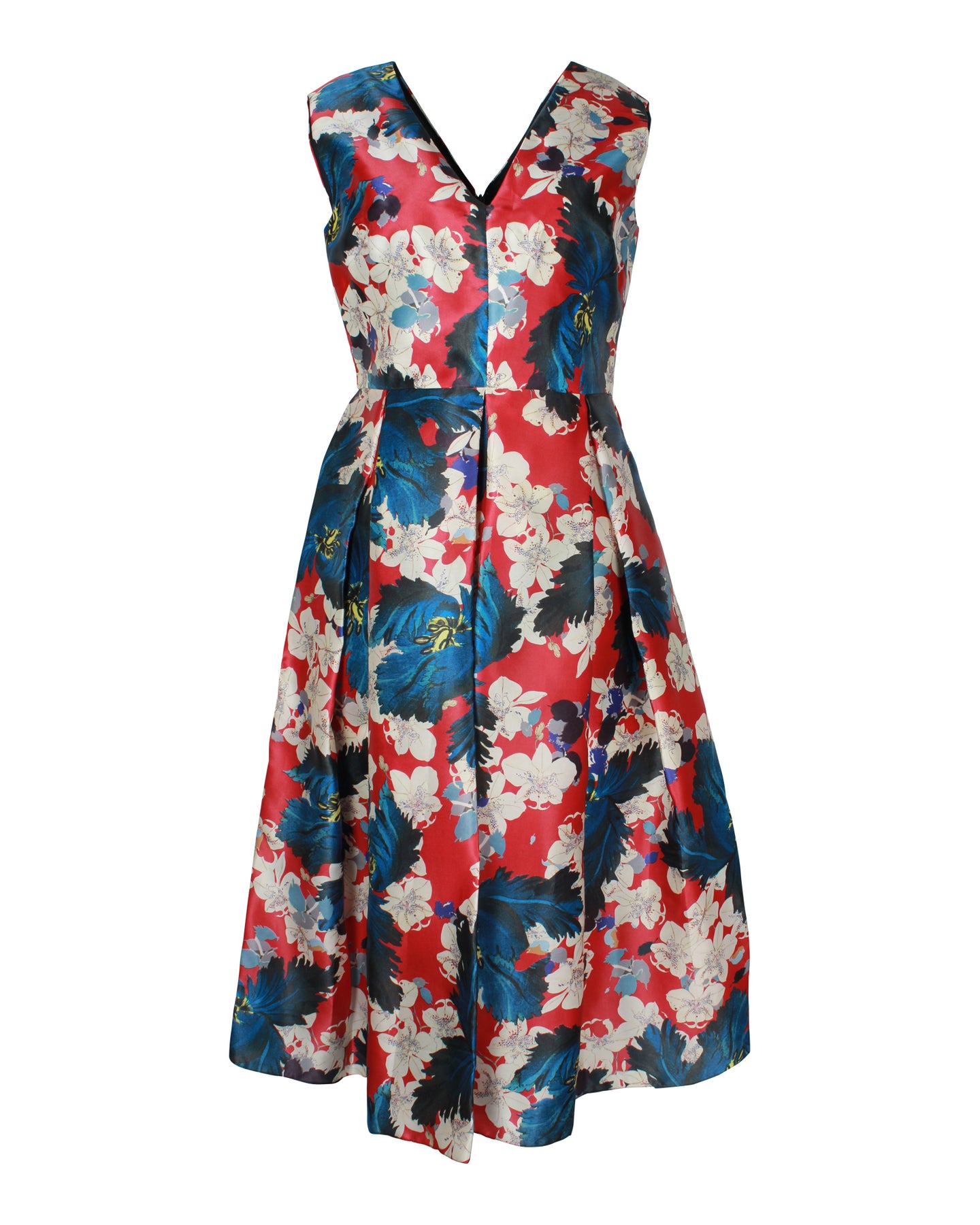 Erdem Loren Kleid aus Seide mit Blumendruck