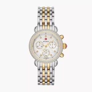 CSX 36 zweifarbige 18k Gold Diamantuhr