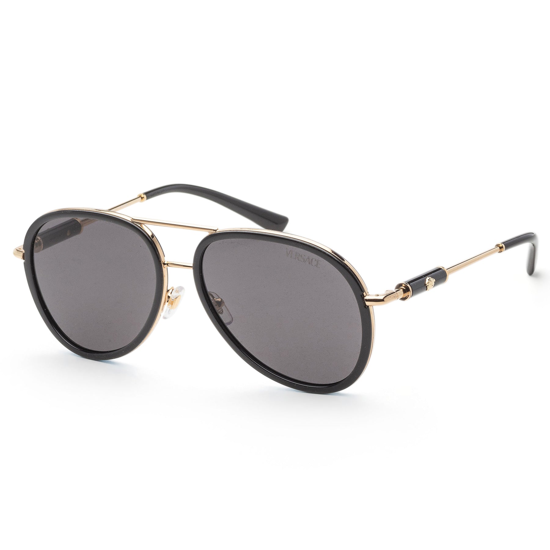 Versace Unisex 60mm schwarze Sonnenbrille