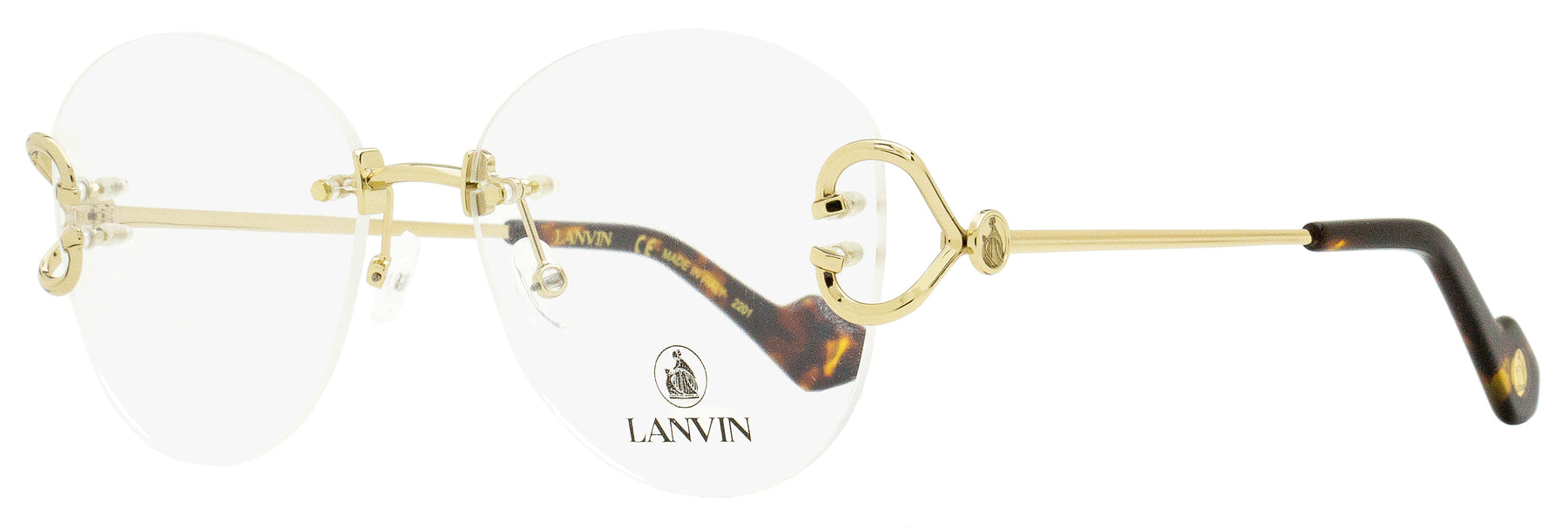 Lanvin Damen Brillen ohne Rand LNV2119 700 Gold 55mm