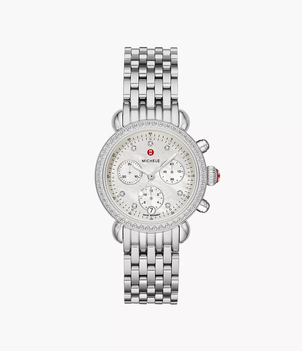 CSX 36 Edelstahl Diamant Uhr