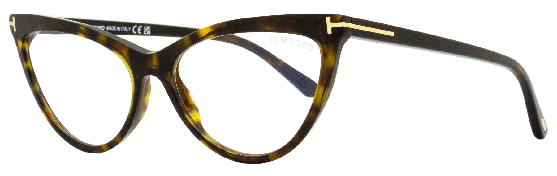 Tom Ford Magnetic Clip-on Brillen für Damen TF5896B 052 Dunkles Havanna 56mm