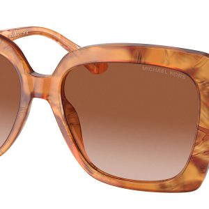 Michael Kors Damen 57mm Bernstein Grafik Schildkröte Sonnenbrille 7805794123836