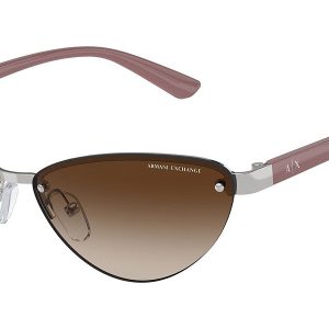 Armani Exchange 58mm Shiny Silber Sonnenbrille für Damen
