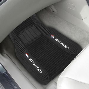 Fanmats Denver broncos 2 Stück Deluxe Auto Matte Set