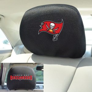 Fanmats Tampa Bay Buccaneers bestickte Kopfstütze Abdeckung Set – 2 Stück