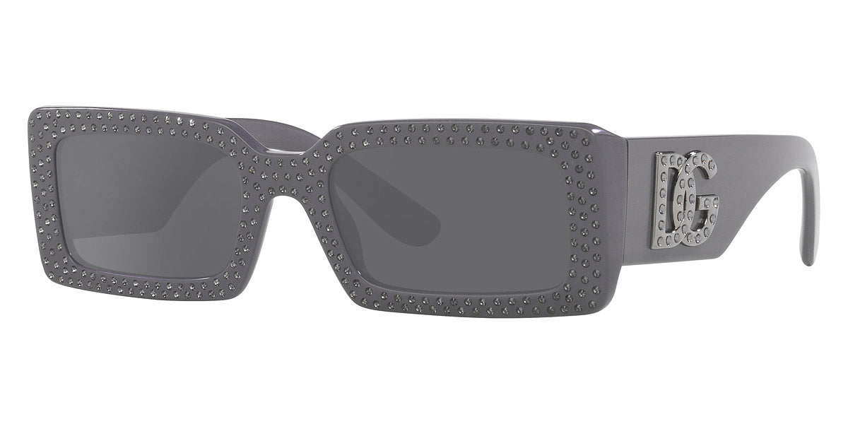 Dolce & Gabbana 53mm graue Sonnenbrille für Damen
