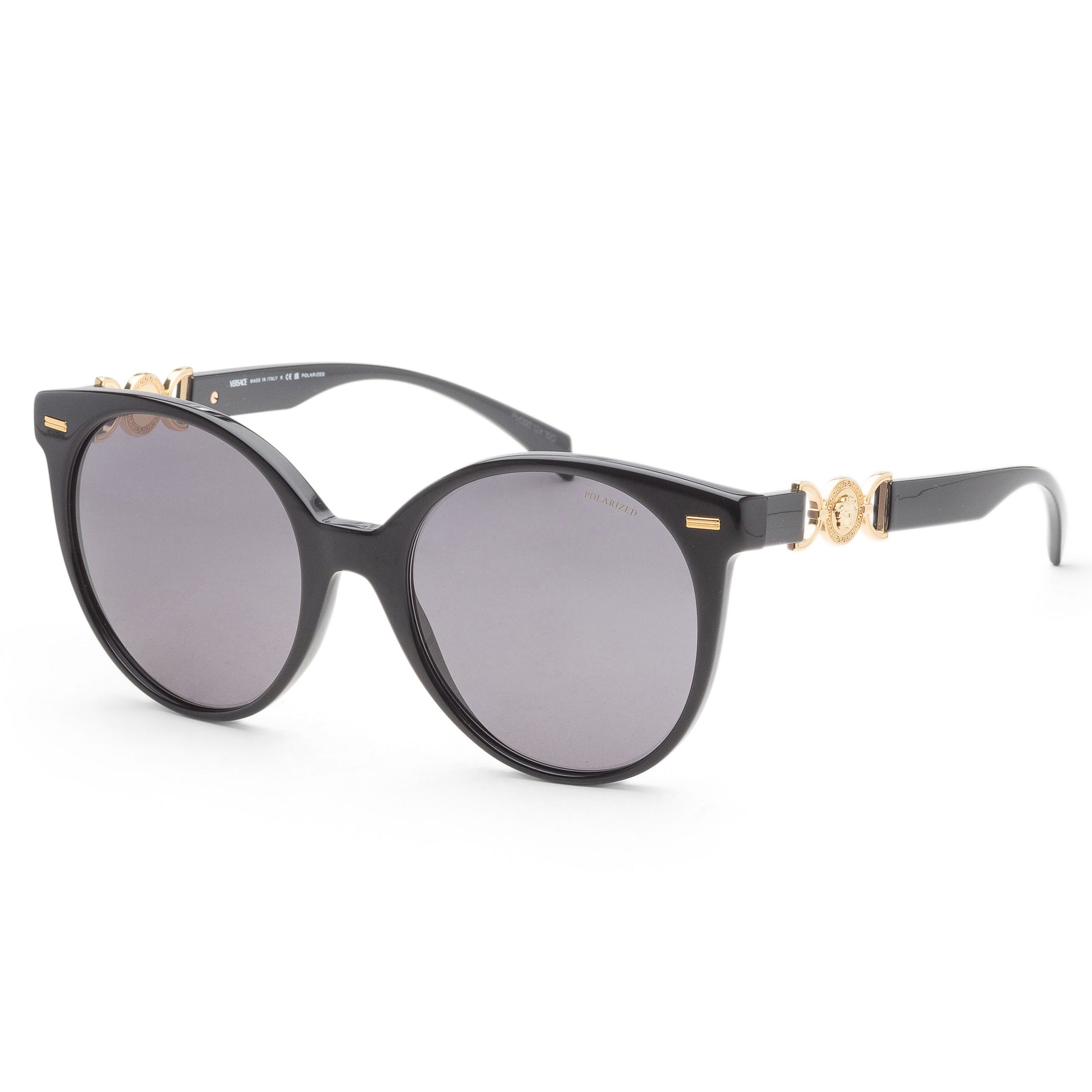 Versace 55mm schwarze Sonnenbrille für Damen