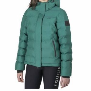 Cagec Eco-Down Damen Pufferjacke in Pfeffergrün
