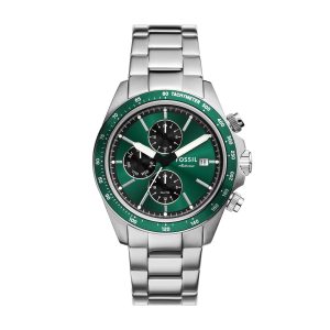 Fossil Herren Autocross Multifunktion, Edelstahl Armbanduhr 7805813227580