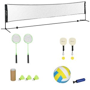 streamdale 17ft tragbares All-in-one Badminton Set 7832947916860