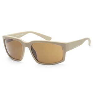 Armani Exchange Herren 61mm Matte Beige Sonnenbrille