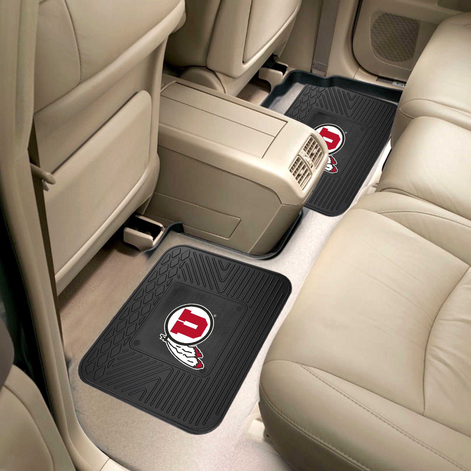 Fanmats Utah Utes Rücksitz Auto Utility Matten – 2 Stück Set