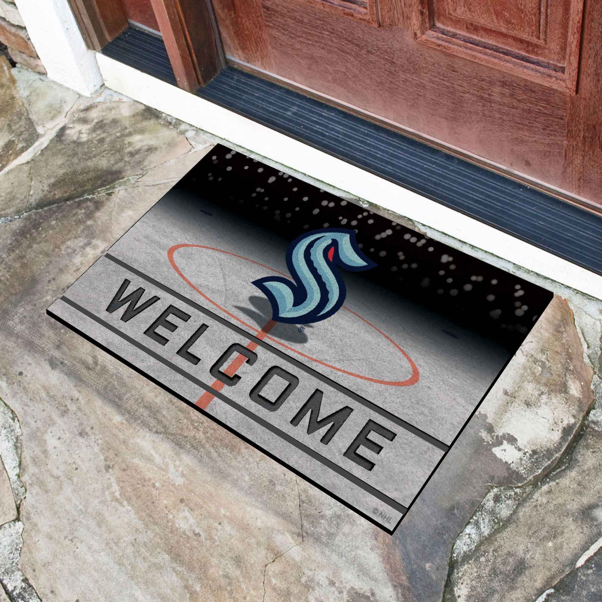 Fanmats Seattle Kraken Gummitürmatte – 18′′ x 30′′