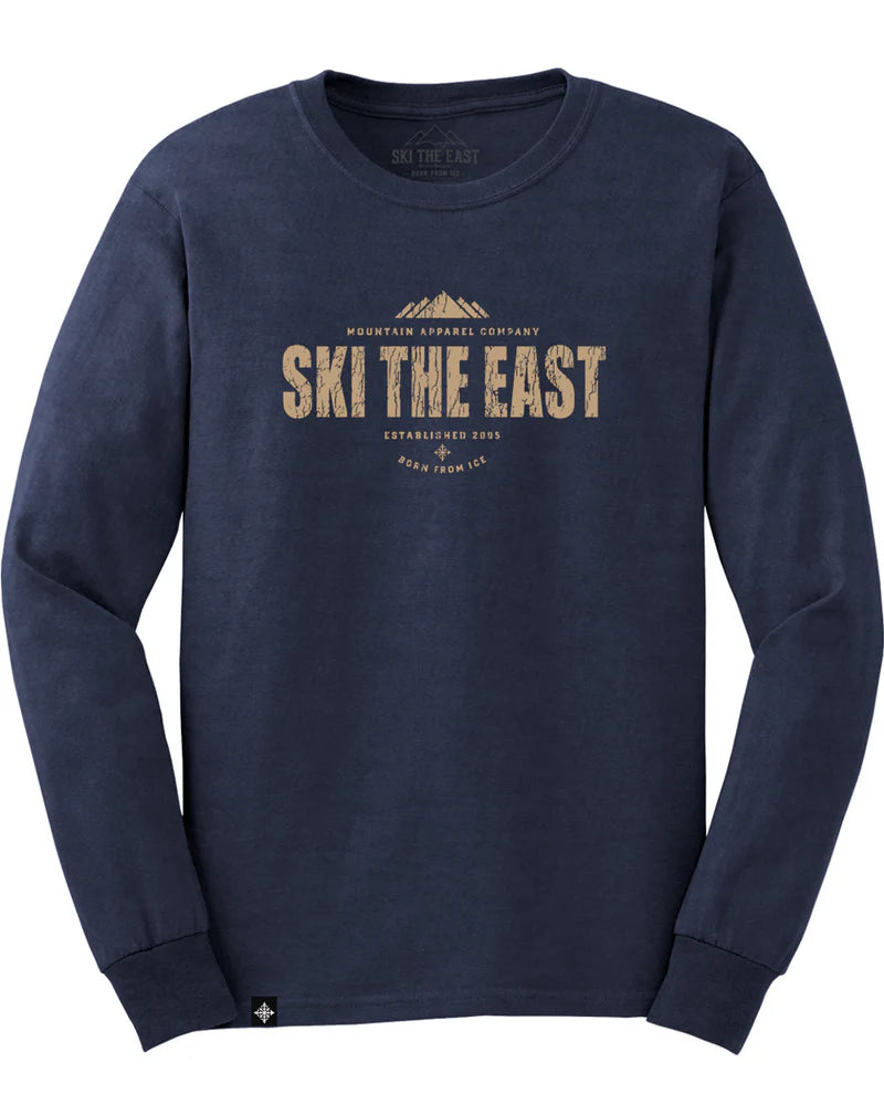 Ski The East Klassisches Langarm-T-Shirt – Herren