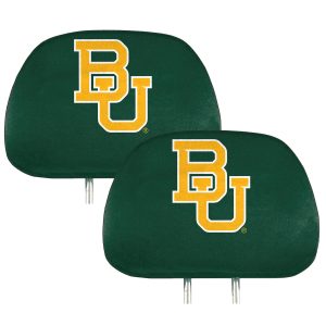 Fanmats Baylor Bären gedruckt Kopf Rest Cover Set – 2 Stück