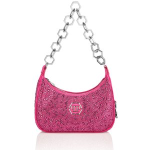 Leder Schultertasche Kristall 7805801562172