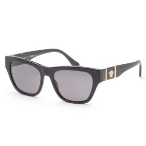 Versace 55mm schwarze Sonnenbrille für Herren