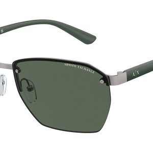 Armani Exchange Herren 59mm Matte Gunmetal Sonnenbrille