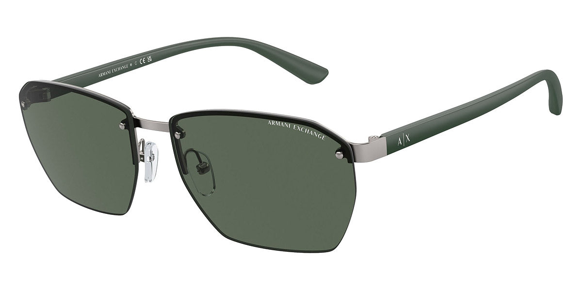 Armani Exchange Herren 59mm Matte Gunmetal Sonnenbrille