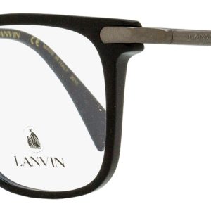 Lanvin Herren rechteckige Brillen LNV2608 001 schwarz/gunmetal 53mm