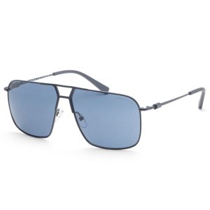 Armani Exchange Herren 60mm Matte Blaue Sonnenbrille