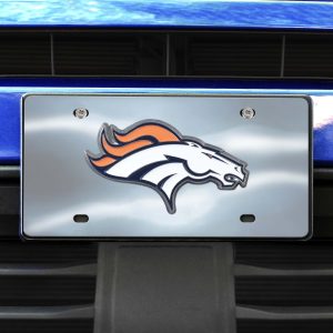 Fanmats Denver Broncos 3D Kennzeichen aus Edelstahl