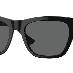 Versace 55mm schwarze Sonnenbrille für Herren