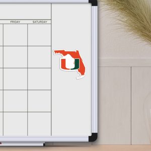Fanmats miami Hurrikane Team Zustand Form Aufkleber