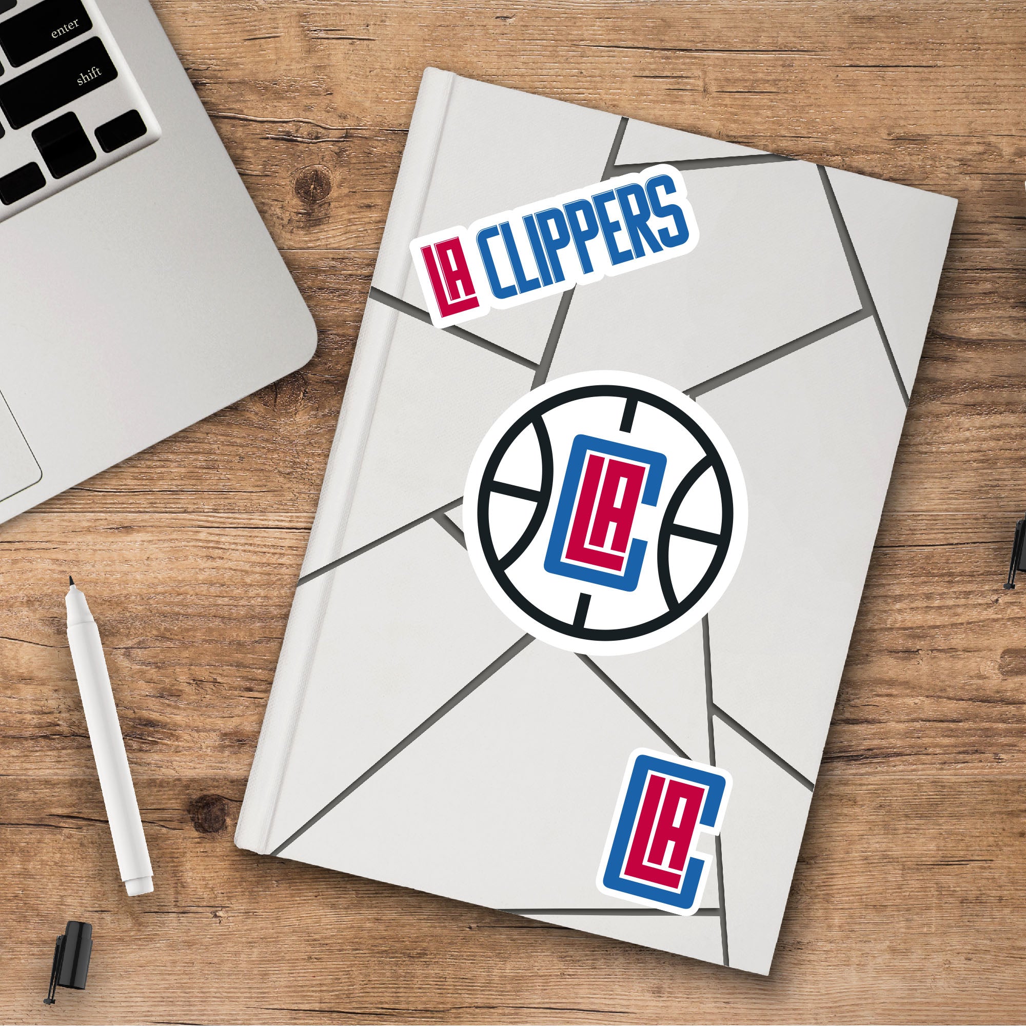 Fanmats Los Angeles Clippers 3 Stück Aufkleber Aufkleber Set