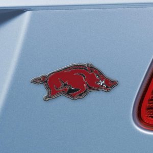 Fanmats Arkansas Razorbacks 3D Farbe Metall Emblem